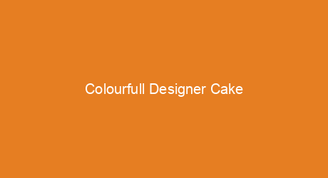 Colourfull Designer Cake